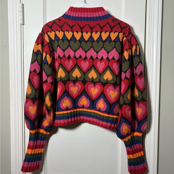 Farm Rio Full of Hearts Sweater - Picture 2 of 3